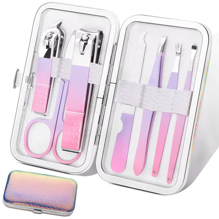 Manicure Set Nail Clippers Set Gifts for Men Manicure Pedicure Kit