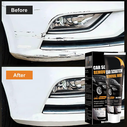 2Pcs Car Scratch Remover Wax, Professional Scratch Remover for Vehicles,Car Scratch Repair Paste with Wipe Sponge,Car Scratch Repair Paste for Deep Scratches with Wipe and Sponge