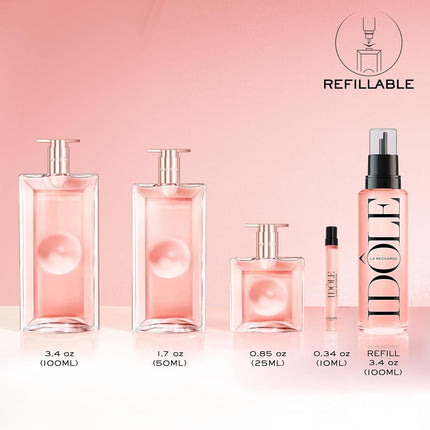 Lancôme Mother's Day Mini Perfume Gift Set, Includes Idôle and Peach 'N Roses Eau de Parfum, Long Lasting Women's Fragrances, Notes of Bergamot, Citrus, Rose, Jasmine, and Vanilla, Floral & Sweet