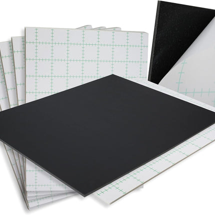 Self Adhesive Foam Board 8x10 10PK Black Self Stick Mounting Board. Foam Core with Adhesive 8x10 Foamboard. Poster Board with Sticky Side, Self Adhesive Foamcore 8X 10.Acid Free, 3/16 Thick