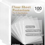 Sheet Protectors 8.5 x11 Inch