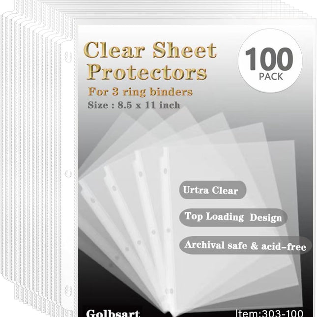 Sheet Protectors 8.5 x11 Inch
