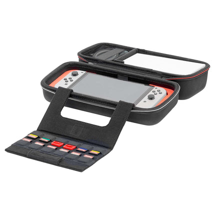 Deluxe Licensed System Case for Nintendo Switch, Nintendo Switch 2, OLED, Black Medium