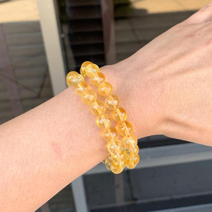 Birthstone Bracelet for Women Men,Natural Stone Beaded Bracelets,Healing Crystal Gemstones Stretch Bracelet Stress Relief Month Bracelet Birthday Jewelry Gifts