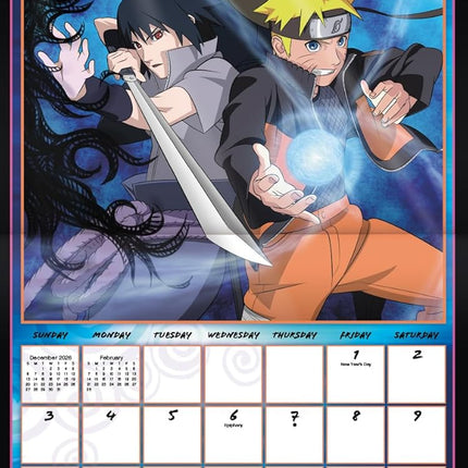 2027 Naruto Shippuden Wall Calendar