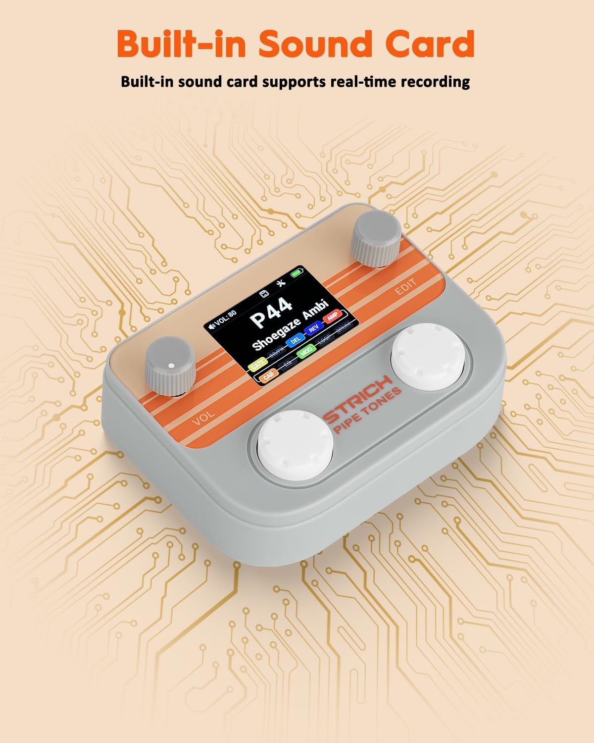 Pocket Multi-Effects Processor for Guitar and Bass with 10 Effect Modules 125 Effects 40s Looper 100 - photo 5