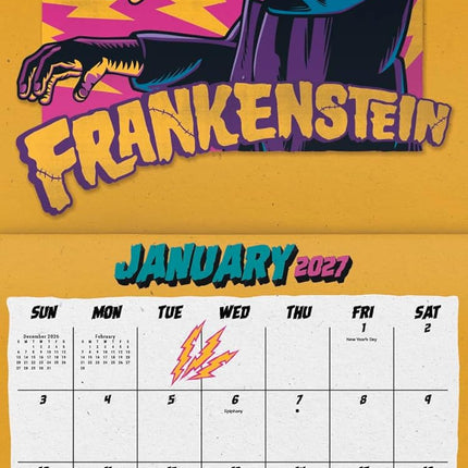 2027 Universal Monsters Wall Calendar