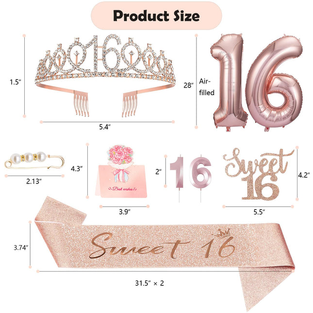 Sweet 16 Birthday Party Decorations for Girls