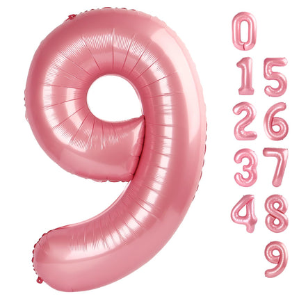 Number Balloons 5 Balloon Blue Birthday Decorations for Men Party, 40 Inch
