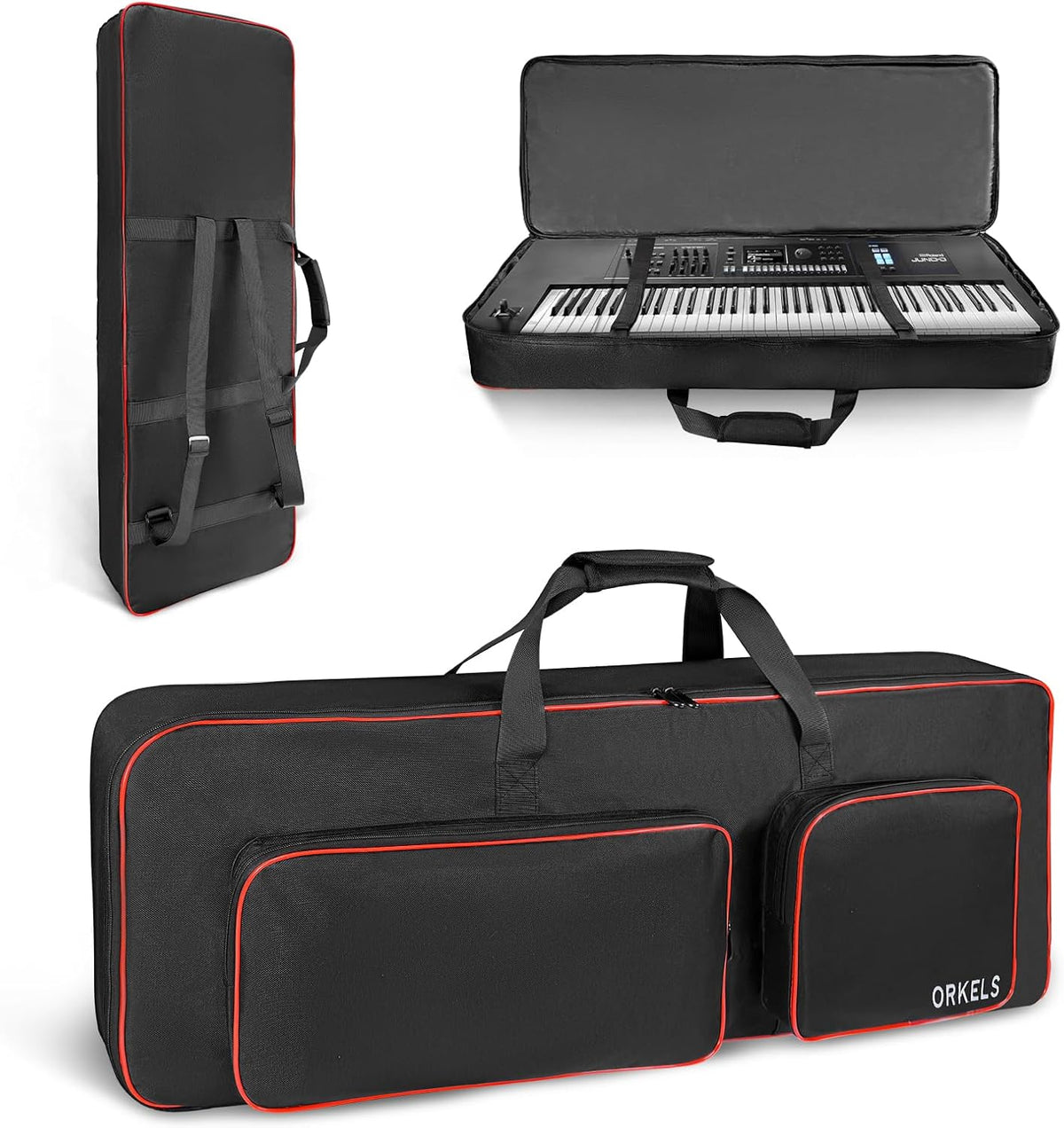 61-Key Keyboard Case with 10mm Padding