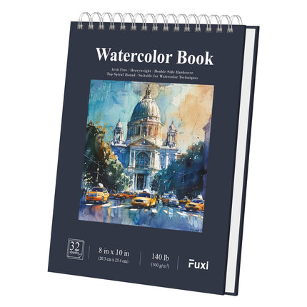 9" x 12" Sketch Book_Top Spiral Bound Sketchbook_100Sheets 68lb/100gsm