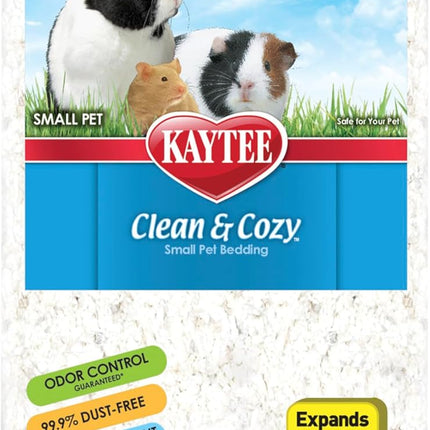 Kaytee Clean & Cozy White Paper Bedding, Made for Small Animals, 24.6 Liters