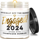 Engagement Jar Candles Gift for Couples