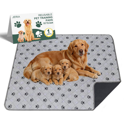 2 Pack 36"x 41" Waterproof Non Slip Wee pad，Reusable Washable Pee Pads for Dogs，Absorbent and Leakproof Training Mats for Potty, Bed, Sofa, Potty Training