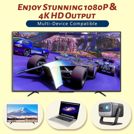 HRYYDS 2026 Retro Gaming Console Pro 4K HDMI with 40,000+ Built-in Classic Video Games - Plug & Play Game Stick for TV with 2 Wireless Controllers | 23 Emulator Support 64GB