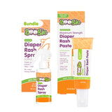 Diaper Rash Relief Bundle, No-Rub Spray & Maximum Strength Paste