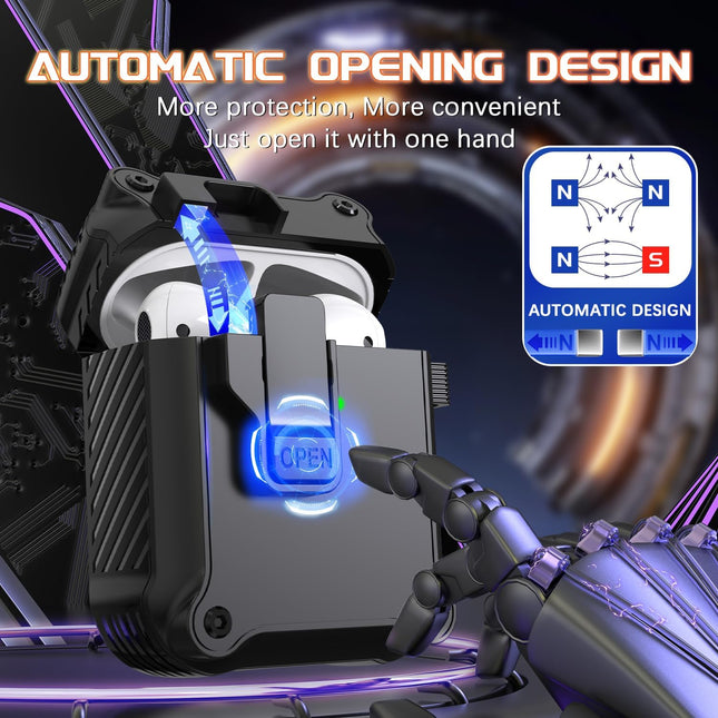 2019 Earbud Case with Lock, Cleaning Kit & Keychain