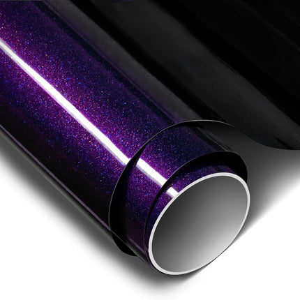 ColorFusion PPF by VViViD, Gloss Cosmic Purple Dry Apply PPF Vinyl Car Wrap Roll 1ft x 5ft