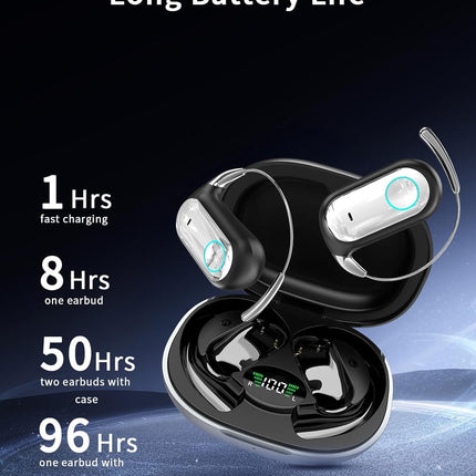 AI Translation Earbuds Real Time,164 Languages Translator Ear Buds,Audifonos Traductores Inglés Español,5-in-1 Translating Headphones/7 Modes/96H Translator Device for Travel Business Learning