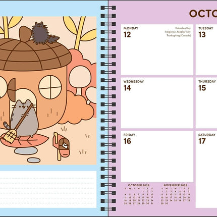 Pusheen 16-Month 2026-2027 Weekly/Monthly Planner Calendar