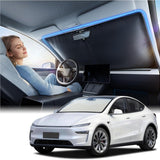 Ice Silk Air-Cooled Windshield Sun Shade, Medium 64 in x 32 in
