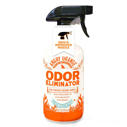 Eliminador de olores para mascotas para orina de perro y gato, Orange Rush, 24 oz