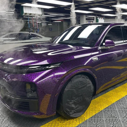 Purple Gloss Forged Carbon Fiber Vinyl Wrap Roll, 1 ft x 5 ft - photo 3