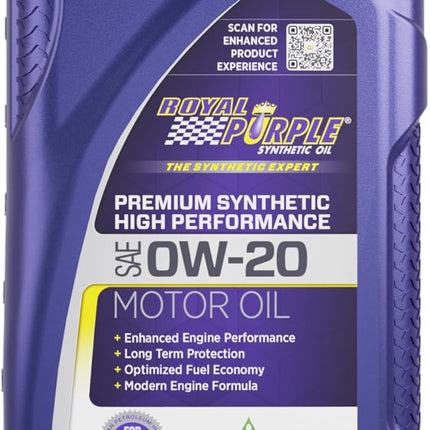Royal Purple ROY01020 01020-6PK 0W20 Oil, 1 Quart, 6 Pack