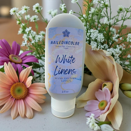 White Linens Goats' Milk Hand & Body Lotion, Scented Skin Care, Women, Teens, Moisturizer, 4 oz