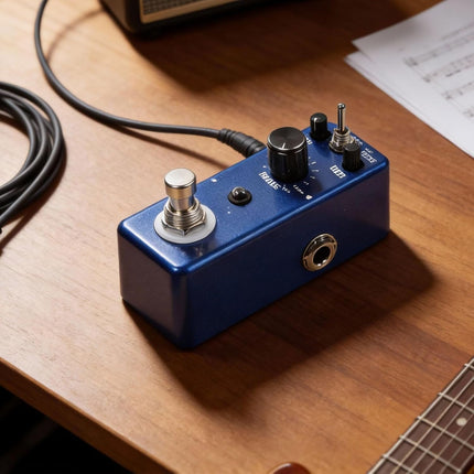 Rowin LEF-3807 Guitar Harmonizer Pedal, Digital Pitch Shifter Effect with Detune Mode, Polyphonic Up/Down Harmony, True Bypass, Zinc Alloy