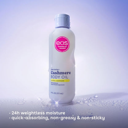 Cashmere Oil, Vanilla, 24 Hour Moisture, Plant-Based Squalane, 6 fl oz - photo 3