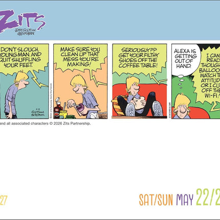 Zits 2027 Day-to-Day Calendar