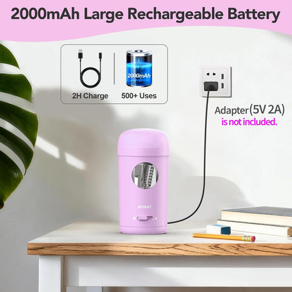 Purple Fully Automatic Electric Pencil Sharpener for 7-8mm Pencils - photo 4