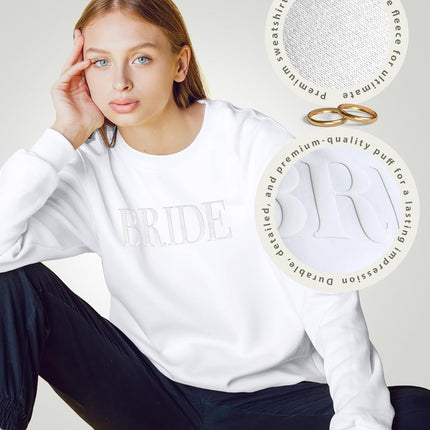 Bride Sweatshirt - Engagement Gift - Bride Sweatshirts For Women - Bride Crewneck Sweatshirt - Wedding Gift