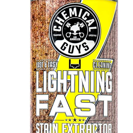 Chemical Guys Lightning Fast Carpet and Upholstery Stain Extractor - Chemical Guys Carpet Cleaner, Great for Fabric, Upholstery, Cars, Home, Office, Furniture, and More, Fresh Scent - 16 oz