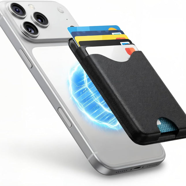For MagSafe Wallet, 5-Card Holder with RFID Blocking