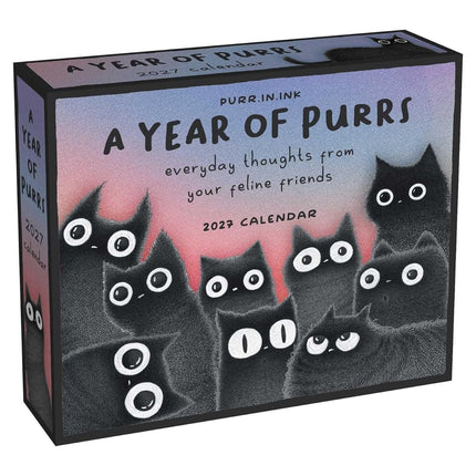 A Year of Purrs 2027 Day-to-Day Calendar
