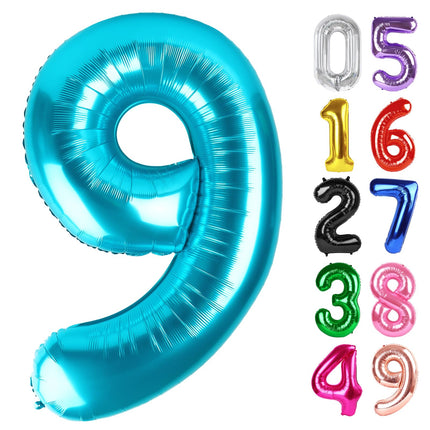 Gold 1 Balloon - Number Balloon 40 Inch, 1st Gold Birthday Decorations