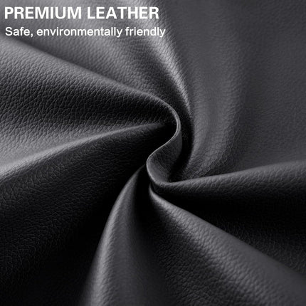 Self Adhesive Leather Repair Patch Kit, 31.4 in x 16 in Large Vinyl Leather Repair Tape for Furniture, Car Seat, Couch, Sofa, Chair Black