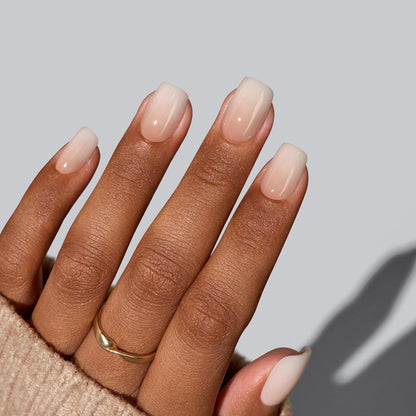 Square Ombre Press On Nails -Soft Gel Press On Nails Short with Nail Glue, 16 Sizes - 32 Reusable Fake - photo 3