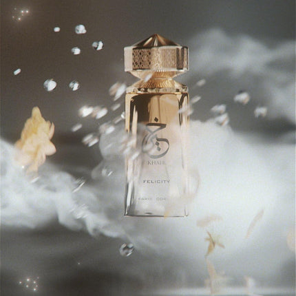 Paris Corner | Khair Felicity Perfume - 3.4 fl oz | Sparkling, Joyful Unisex Perfume with Champagne, Cassis, Rose, Vanilla, Musk | Sparkling, Joyful, Unisex