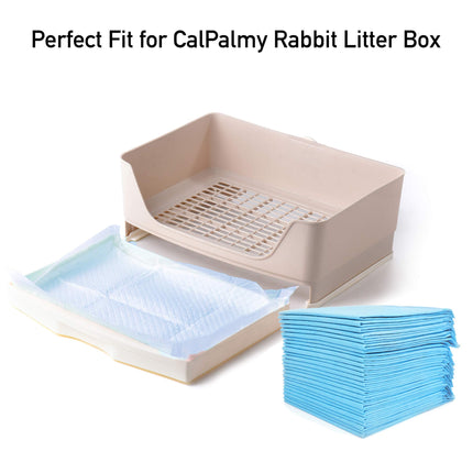(100 Tapetes) Tapetes de Entrenamiento para Baño de Mascotas Ultra Absorbentes 18" x 13" Tecnología de Bloqueo de Humedad que Convierte Líquido en Gel - para Conejos y Cobayos