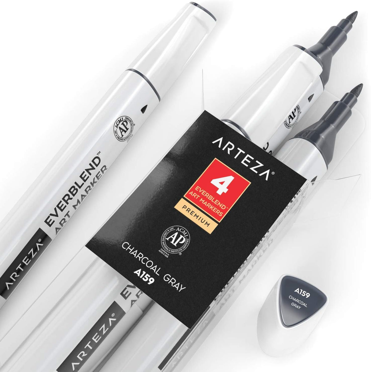 Art Markers Charcoal Gray A159, Set of 4 - photo 4