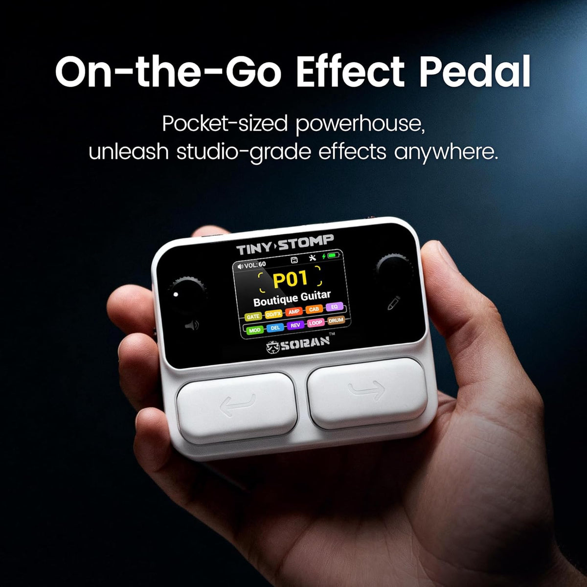 Multi Effects Guitar Pedal, 125 Effects, 99 Presets, 10 Modules, 40s Looper, 100 Drum Rhythms, 20 IR/NAM - photo 2