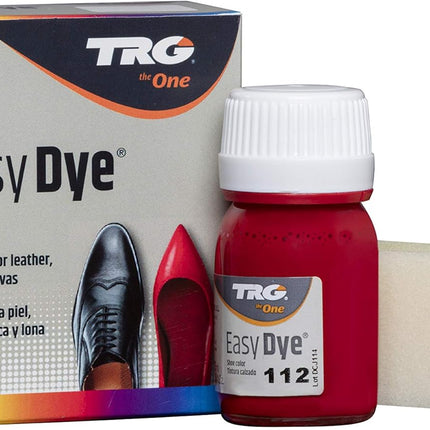 TRG Easy Dye for Leather and Canvas Shoes and Accessories (112 - Red)