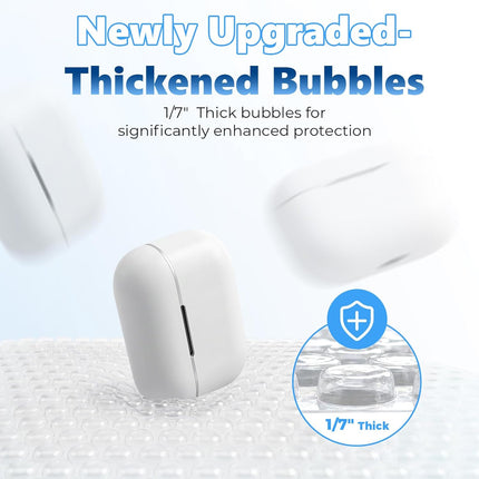 Metronic Bubble Mailers 11.26x16" 25 Pack Padded Envelopes with 1/7" Thickened Bubble Waterproof Mailing Envelopes Usable Size 11.26x15" Large Shipping Bag for Valuables,10.5x15" Item, Business, White