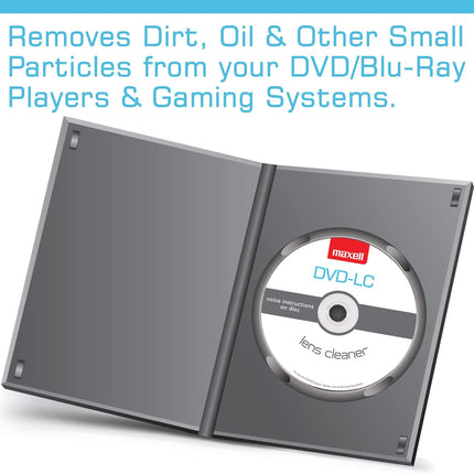 Maxell DVD-LC DVD Lens Cleaner, One Size