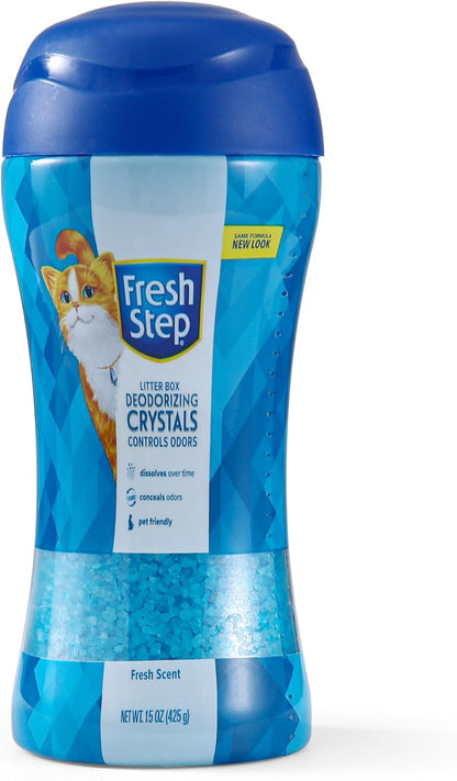 Cat Litter Crystals Deodorizer, Non Toxic Odor Neutralizing Crystals