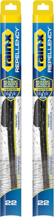 Repellency Water Repellent Wiper Blades, 22" Windshield Wipers (Pack of 2), All Weather Streak-Free for Enhanced Visibility w/Water Repellency Formula