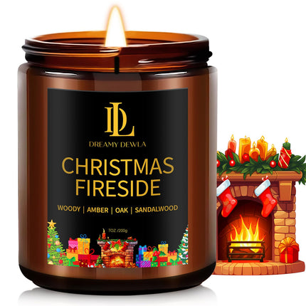 Fall Candles Set for Home Scented, 4 Pack 28oz, Soy Wax